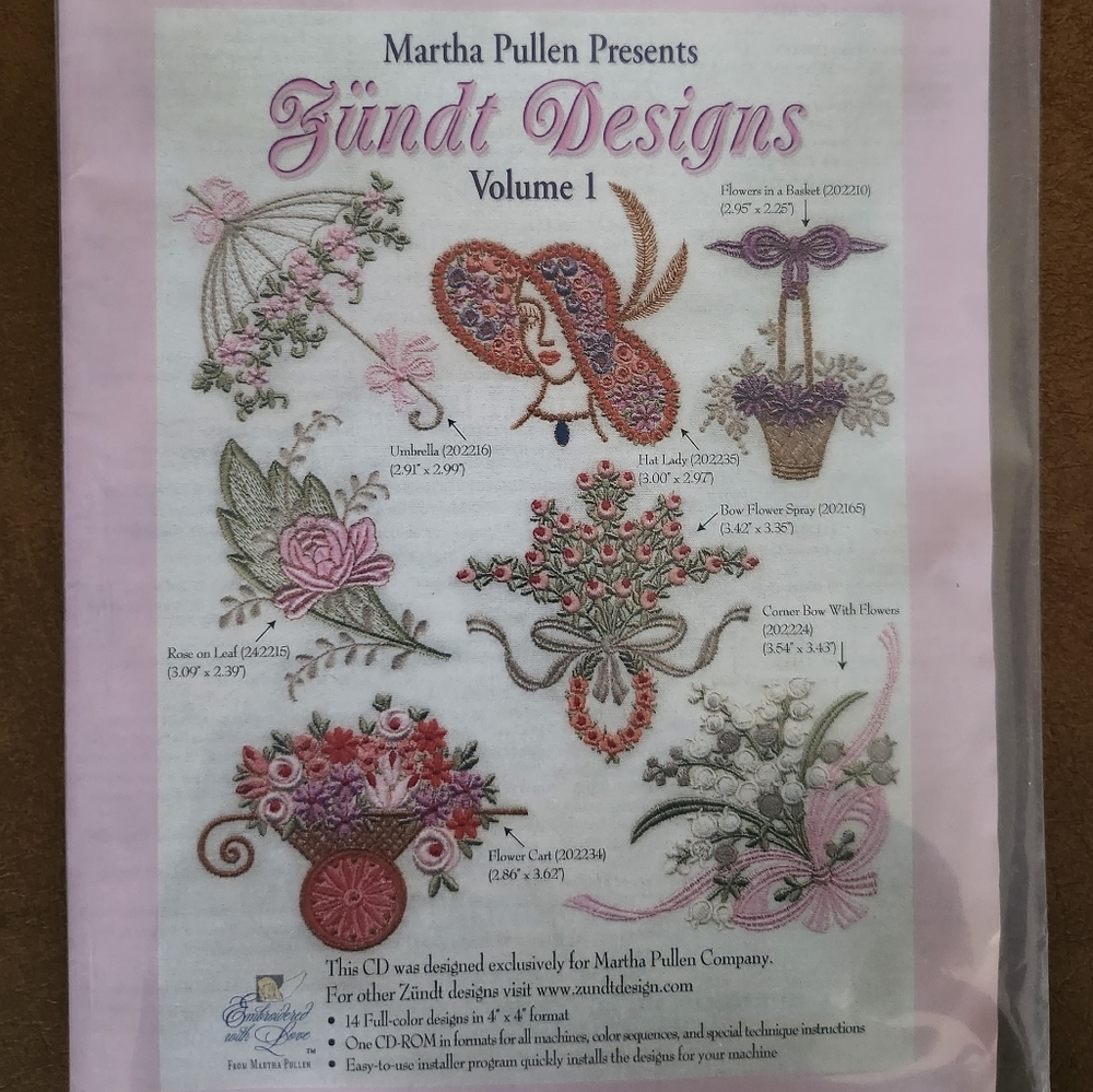 Martha Pullen CD Presents Zundt Designs Volume 1